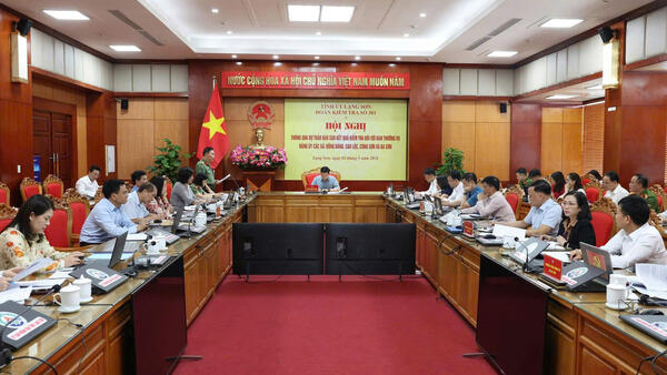 Hội nghị thông qua dự thảo báo cáo kết quả kiểm tra đối với Ban Thường vụ Đảng ủy 4 xã