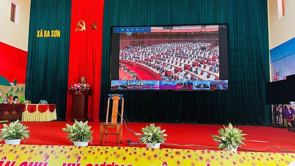 DỰ HỘI NGHỊ TRỰC TUYẾN QUÁN TRIỆT CHỈ THỊ CỦA BỘ CHÍNH TRỊ VỀ CÔNG TÁC BẦU CỬ NHIỆM KỲ 2026–2031