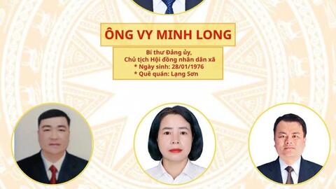 Lãnh đạo Thường trực HĐND xã Ba Sơn Khoá II Nhiệm kỳ 2026-2031