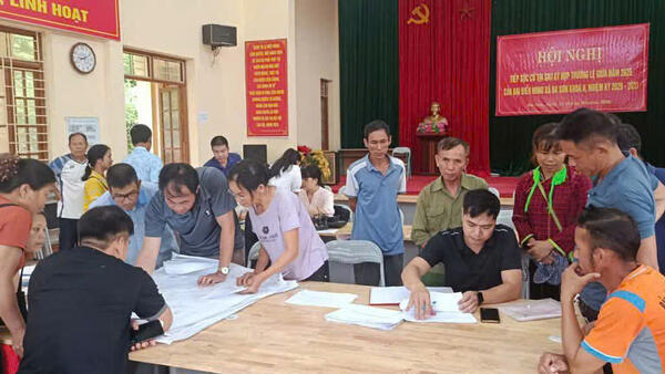 XÃ BA SƠN TRIỂN KHAI CÔNG TÁC ĐĂNG KÝ ĐẤT ĐAI, CẤP GIẤY CHỨNG NHẬN QUYỀN SỬ DỤNG ĐẤT LẦN ĐẦU TẠI CÁC THÔN
