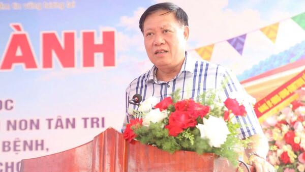 KHÁNH THÀNH CÔNG TRÌNH XÂY DỰNG LỚP HỌC MẦM NON BA SƠN VÀ TÂN TRI