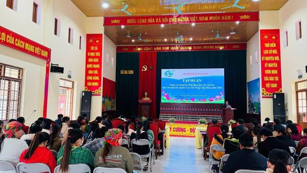 TẬP HUẤN NÂNG CAO NĂNG LỰC LỒNG GHÉP GIỚI CHO CÁN BỘ, HỘI VIÊN PHỤ NỮ, NGƯỜI CÓ UY TÍN TRONG CỘNG ĐỒNG NĂM 2025